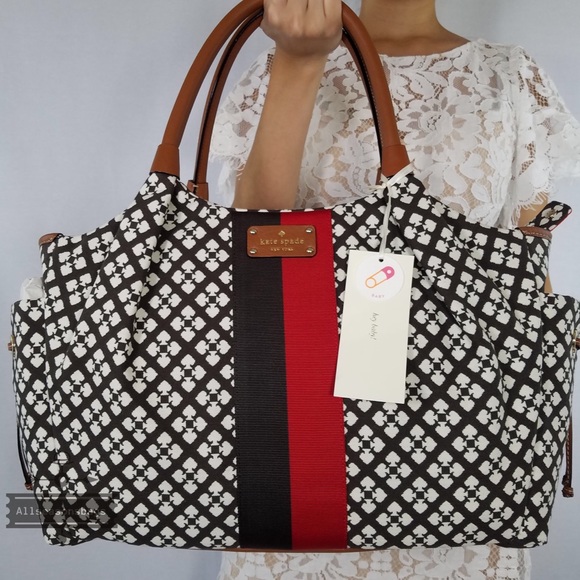 Kate spade Stevie chocolate baby diaper bag brown - Picture 2 of 8